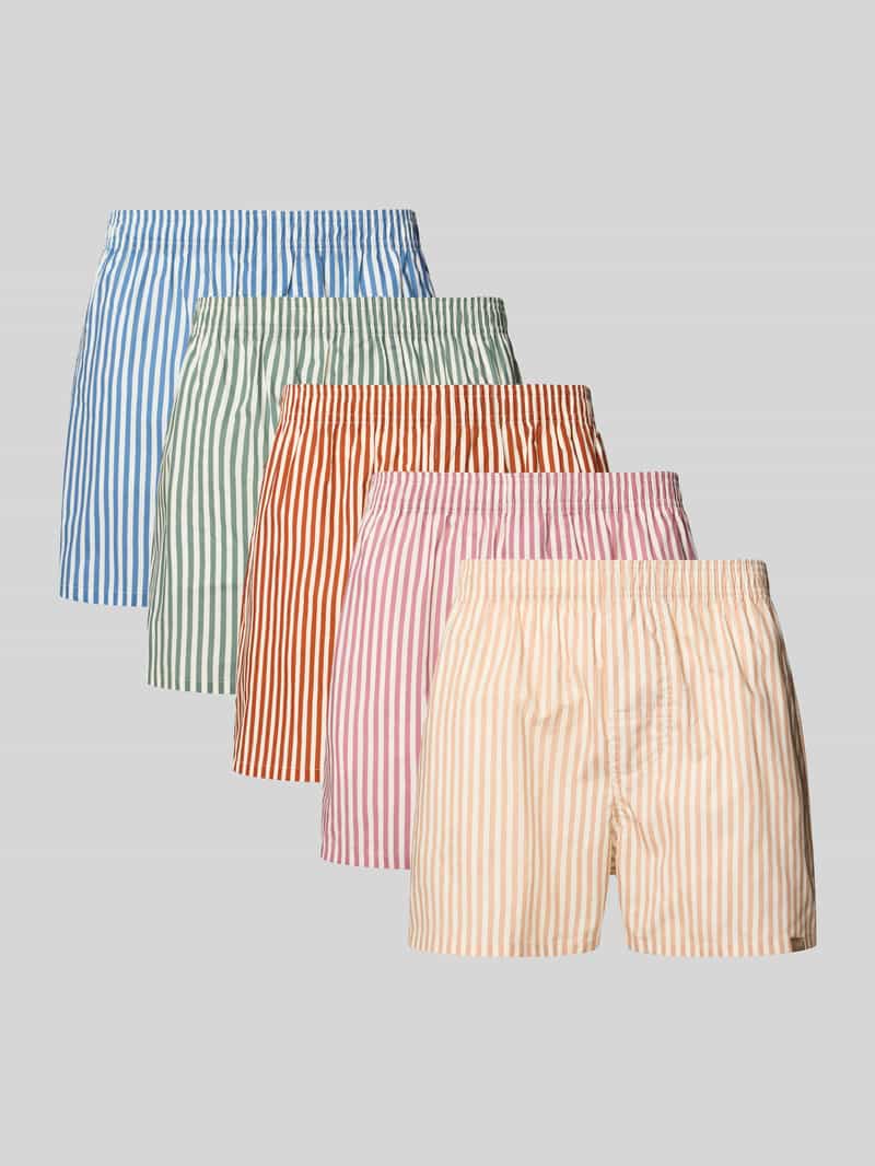 POCKIES Boxershort met elastische band in een set van 5 stuks