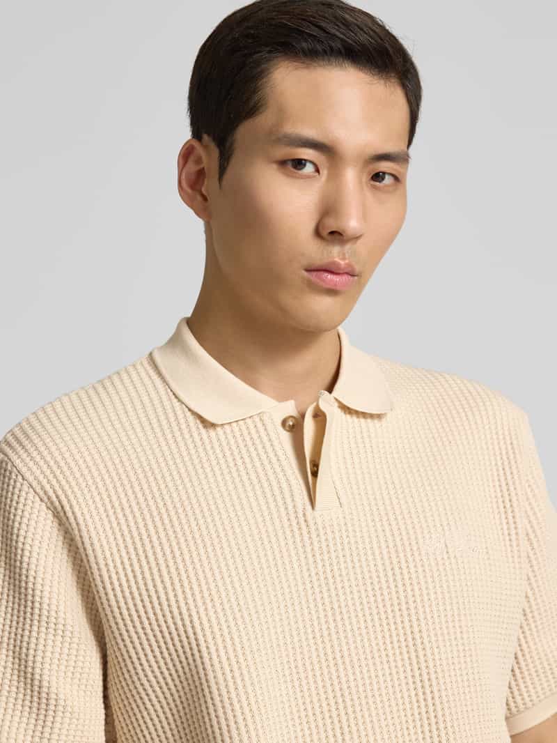 Les Deux Poloshirt met labeldetail