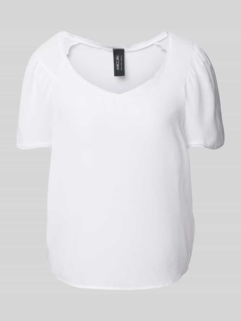 Marc Cain Regular fit blouseshirt met V-hals