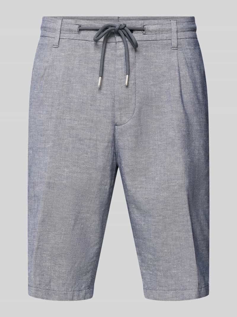 JOOP! JEANS Regular fit bermuda met strikceintuur model 'RUBY'