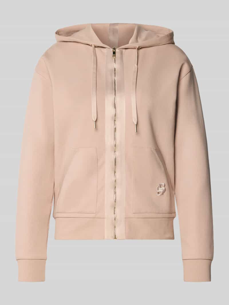 Boss Regular fit sweatjack van katoenmix model 'SHINY B'