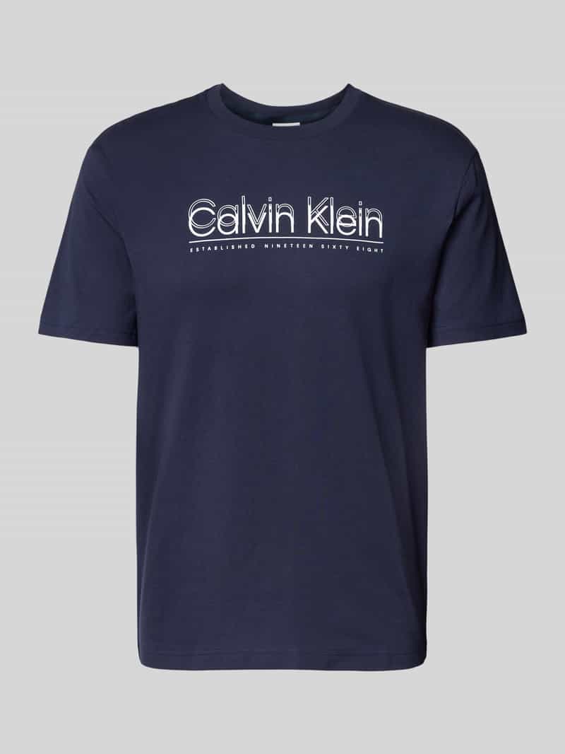 CK Calvin Klein T-shirt met labelprint