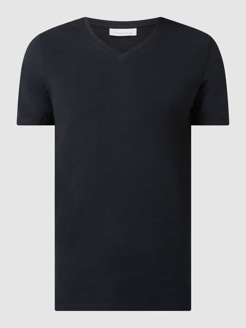 T-shirt met stretch model 'Lincoln'