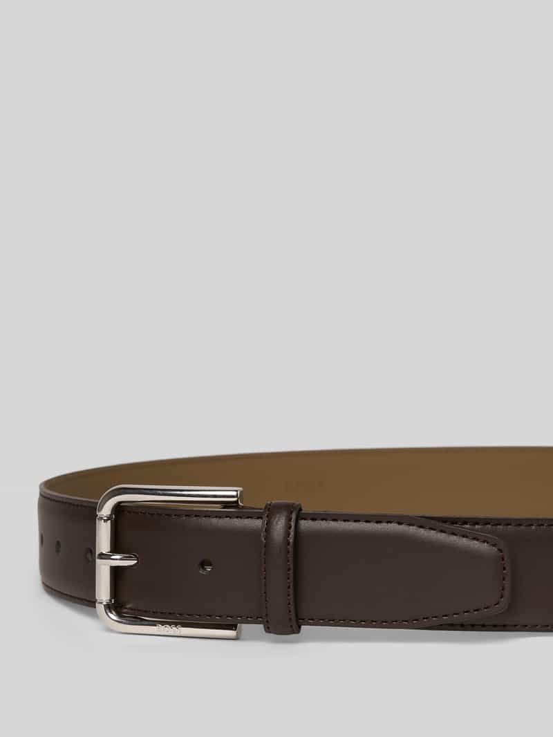 Boss Riem van echt runderleer model 'NAVYA'