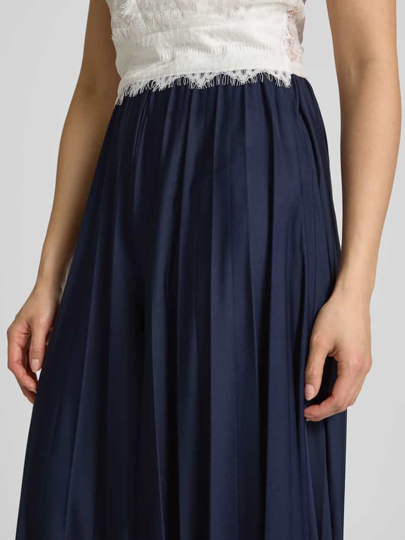 GUIDO MARIA KRETSCHMER WOMAN Wide leg stoffen broek met platte plooien model 'Samantha'