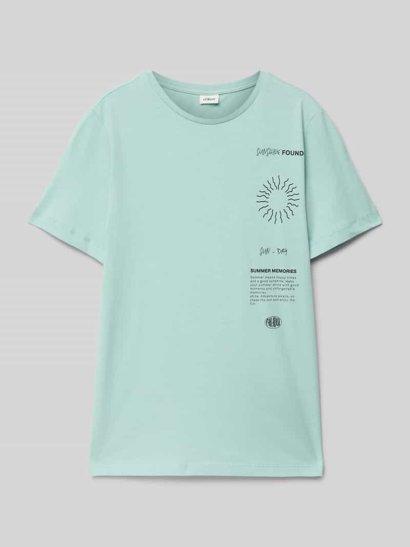 s.Oliver RED LABEL Regular fit T-shirt van puur katoen