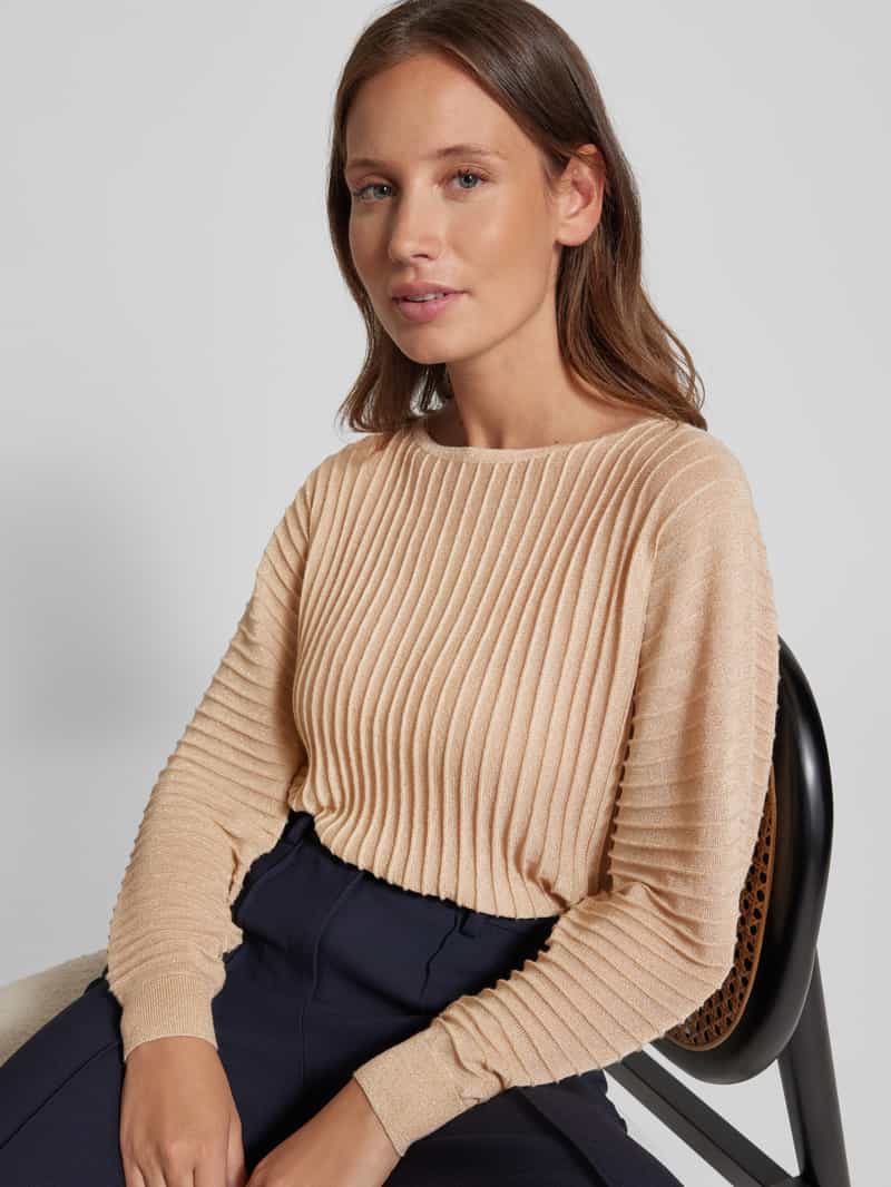 Soyaconcept Gebreide pullover met effectgaren model 'Violetta'