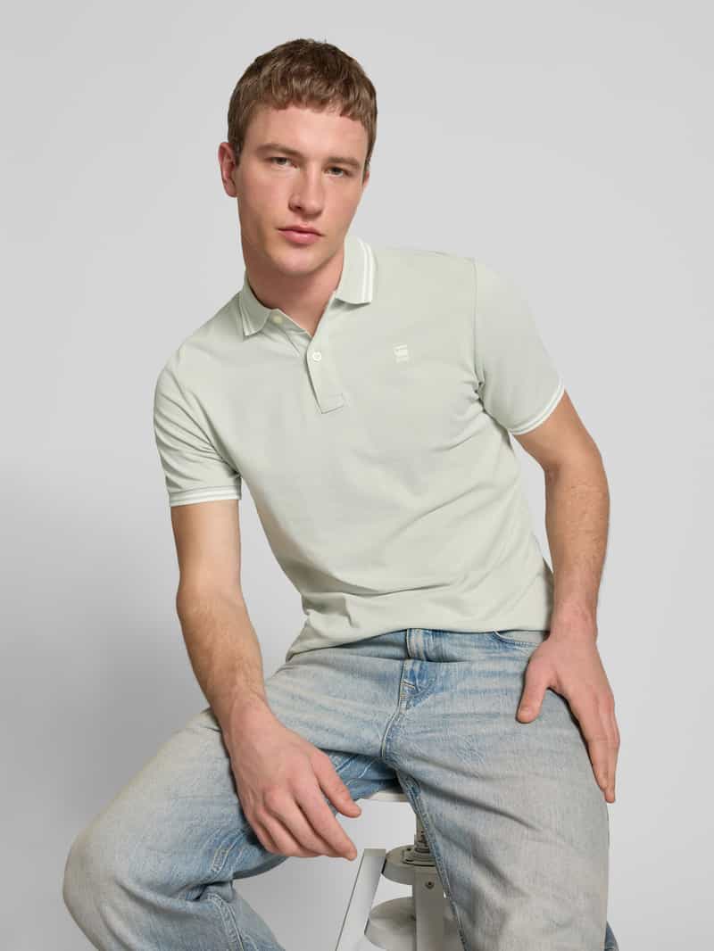 G-Star Raw Poloshirt met labelstitching