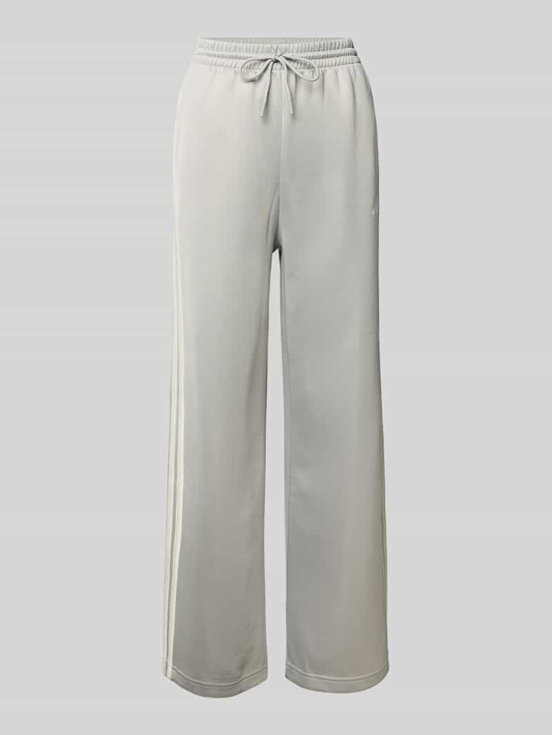 adidas Sportswear Wide fit sweatbroek met logoprint model 'Stadium'