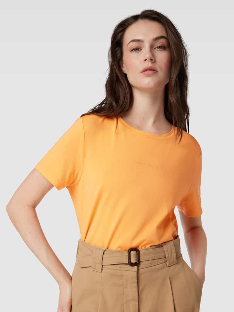 comma Casual Identity T-shirt met ronde hals