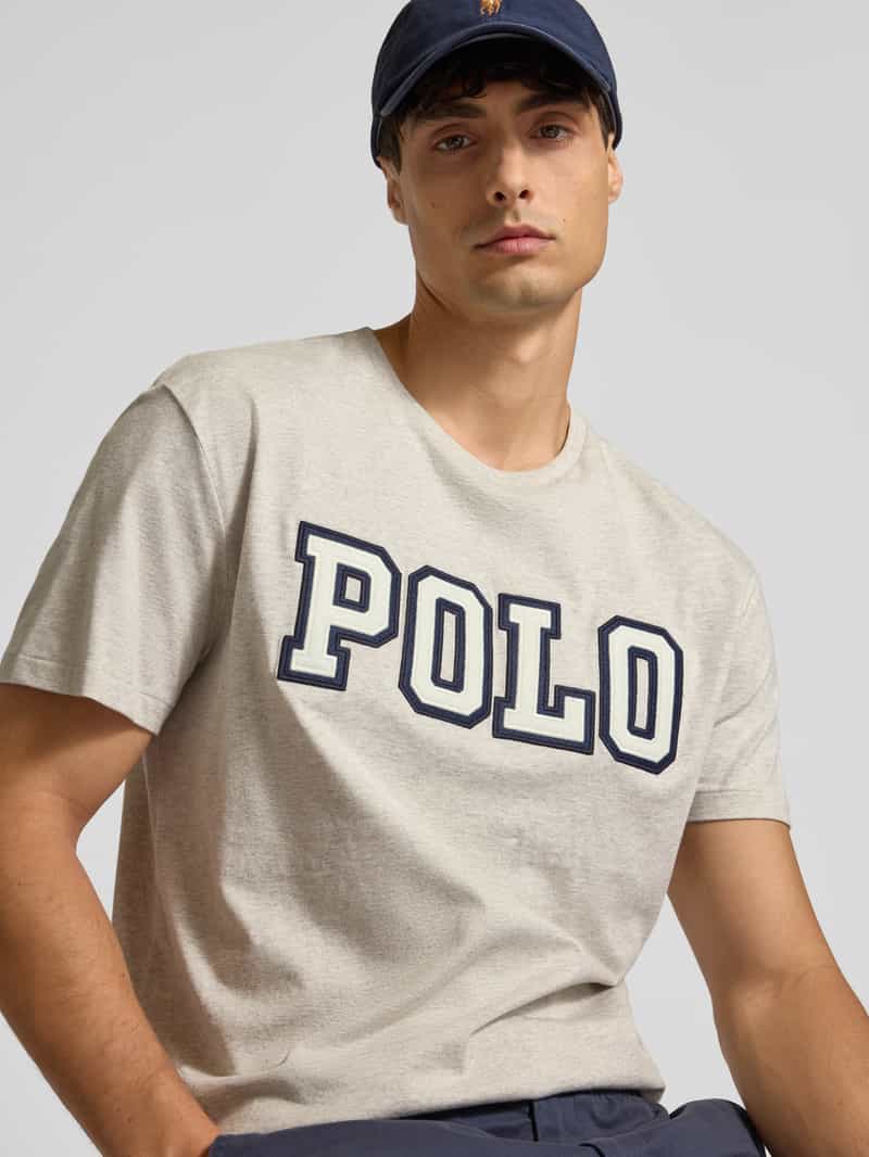 Polo Ralph Lauren Classic fit T-shirt met labelstitching