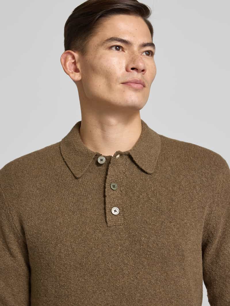 JACK & JONES Premium Gebreide pullover met polokraag model 'MAVERICK'