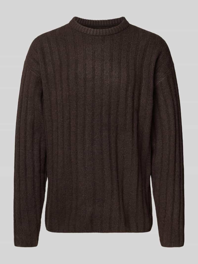 jack & jones Gebreide pullover met ribboorden model 'BRADLEY'