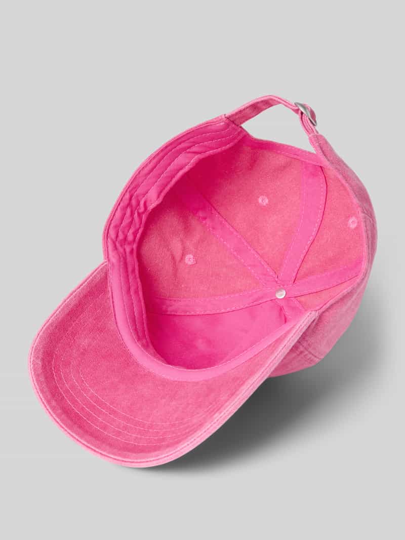 Jake*s Casual Baseballpet met statementstitching
