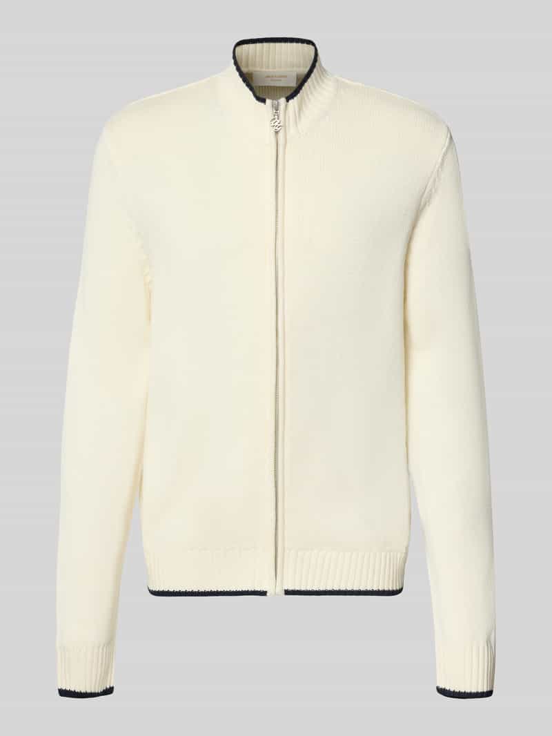 Jack & jones Gebreid jack met ritssluiting model 'FREDERIKSBERG'