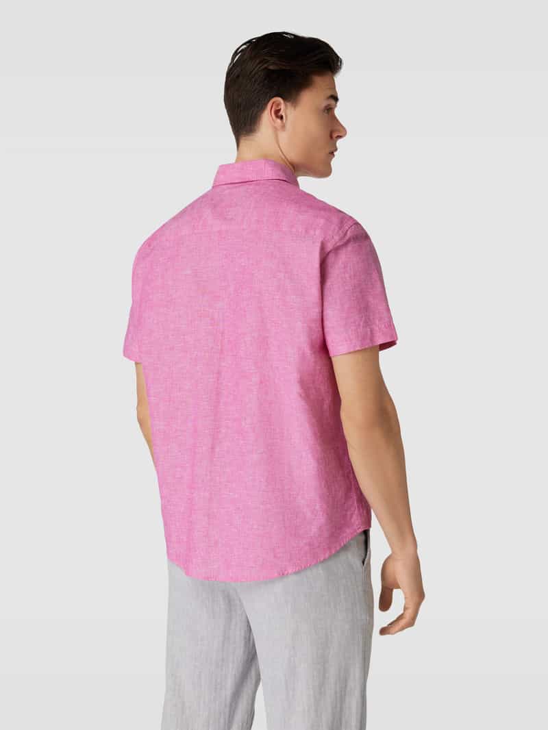 Regular fit vrijetijdsoverhemd van katoen met borstzak MCNEAL