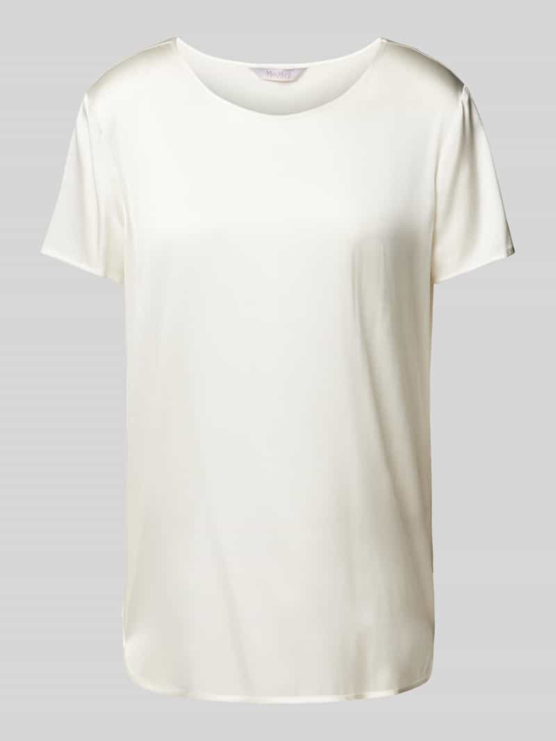 MaxMara Leisure Zijden shirt met ronde hals, model 'CORTONA'