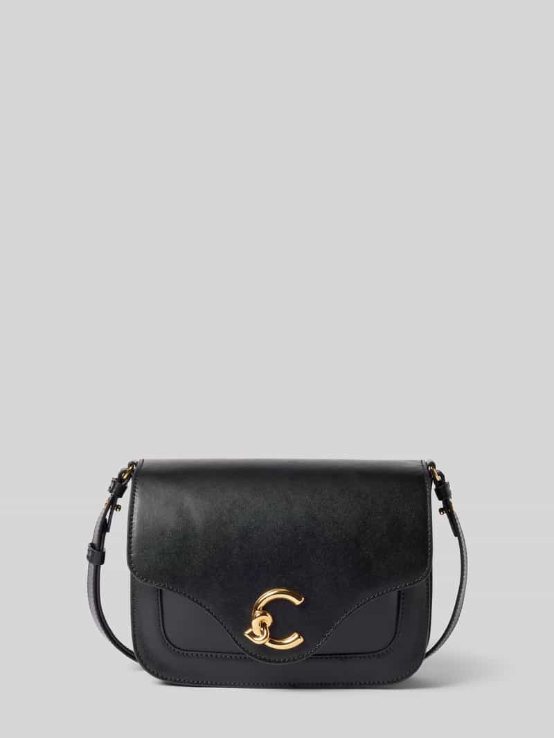 Coccinelle Handtas met labeldetail