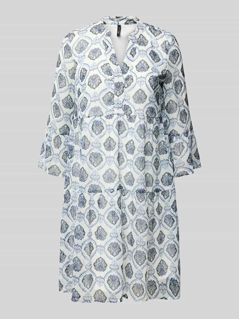 Vero Moda Getailleerde mini-jurk met semi-transparante mouwen model 'SMILLA'