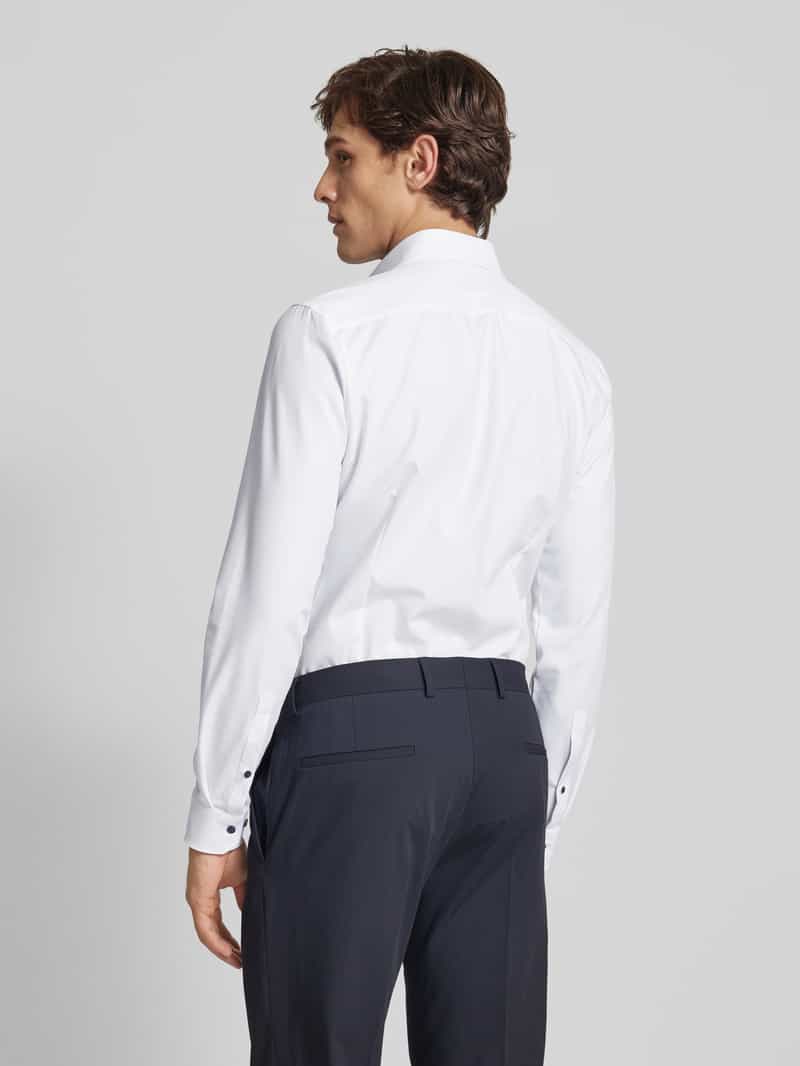 Super slim fit zakelijk overhemd met kentkraag OLYMP No. Six
