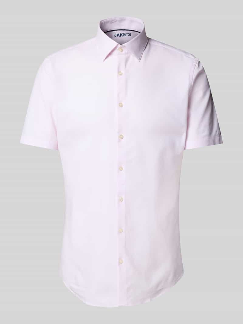 Jake*s Slim fit zakelijk overhemd met knoopsluiting