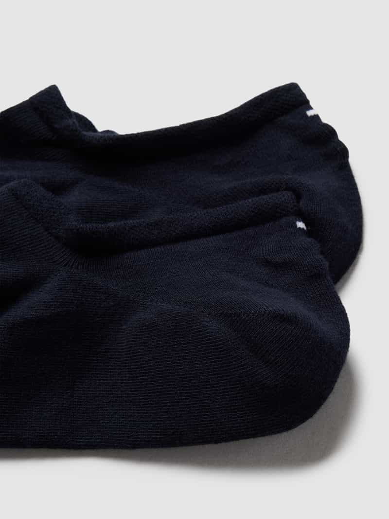Tommy Hilfiger Sneakersokken met labeldetail in een set van 2 paar