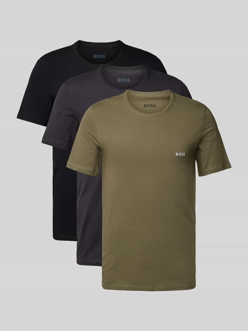 Boss Regular fit T-shirt van puur katoen