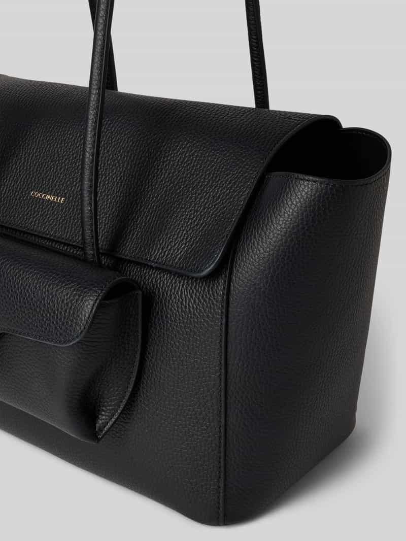 Coccinelle Handtas met labeldetail