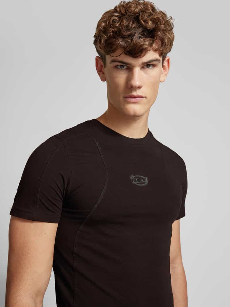 REVIEW T-shirt met labelprint