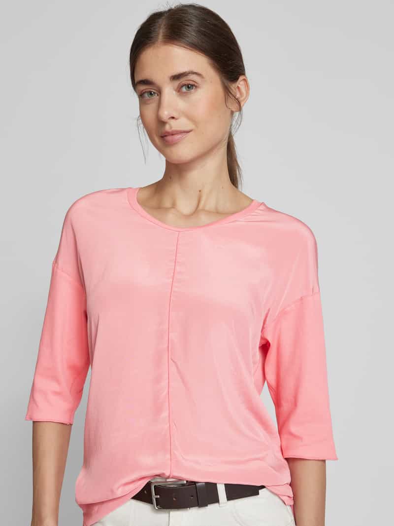 Marc Cain Regular fit blouseshirt met extra brede schouders