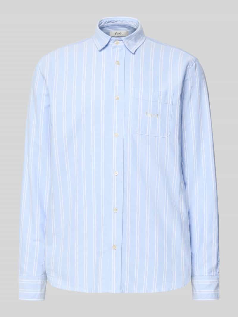 Forét Regular fit vrijetijdsoverhemd met kentkraag model 'JUNO'