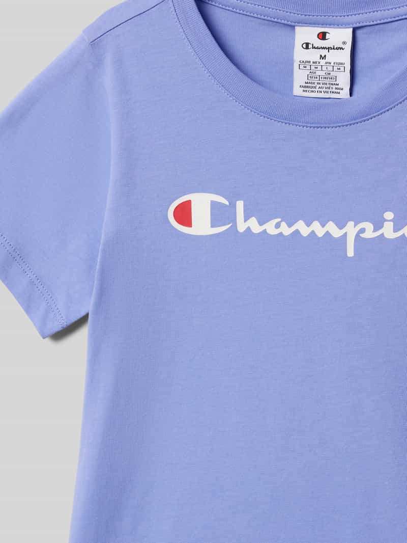Champion T-shirt met labelprint