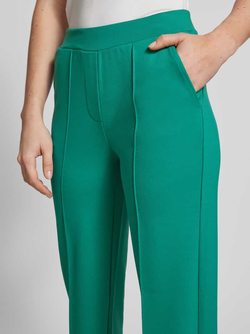 Smith and Soul Straight leg stoffen broek met vaste persplooien