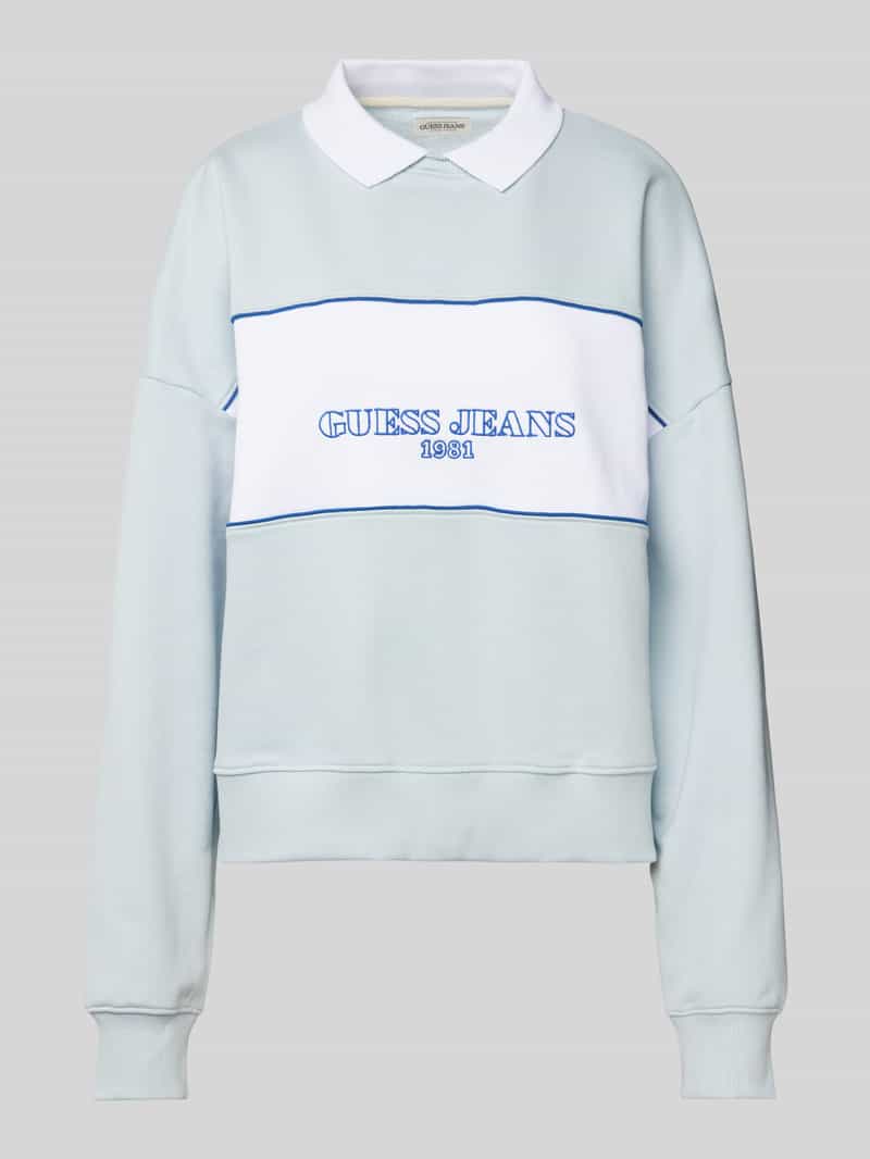 Guess Jeans Sweatshirt met polokraag