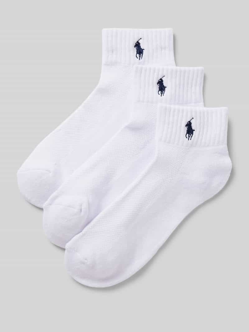 Polo Ralph Lauren Sokken met labelstitching in een set van 3 paar