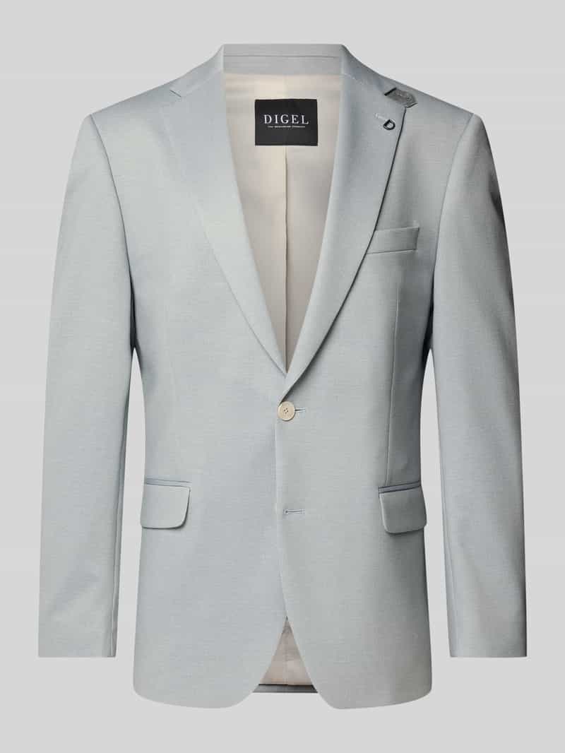 Digel Modern fit colbert met paspelzak op de borst model 'Ezzo'