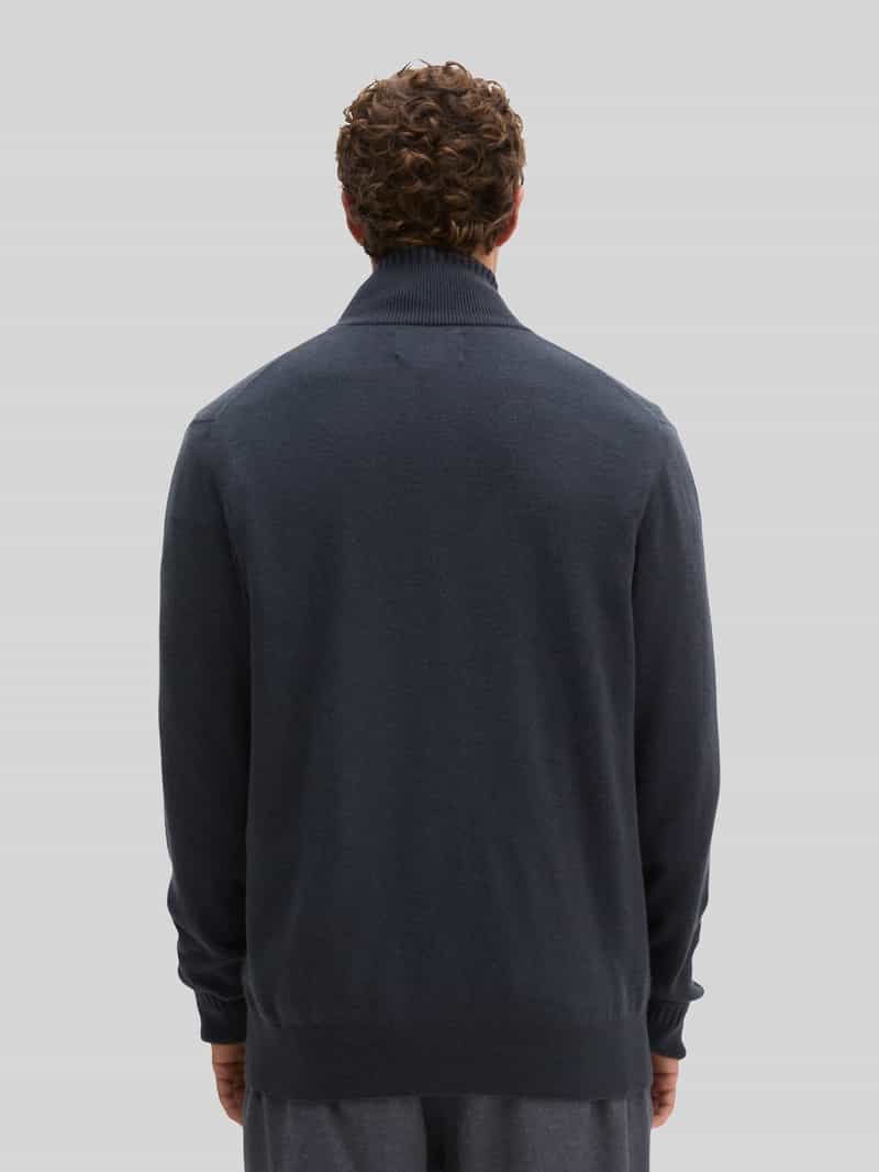 Marc O'Polo Regular fit gebreid jack van katoenmix