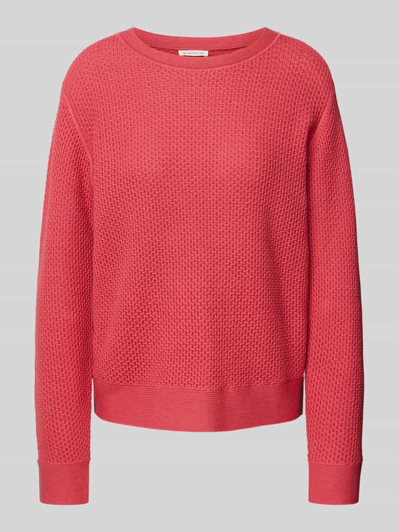 Tom Tailor Regular fit gebreide pullover van zuiver katoen