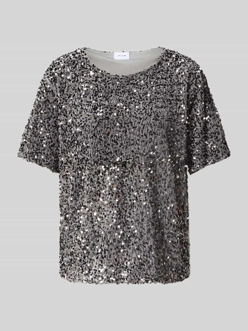 Vila Blouseshirt met pailletten model 'FAITH'