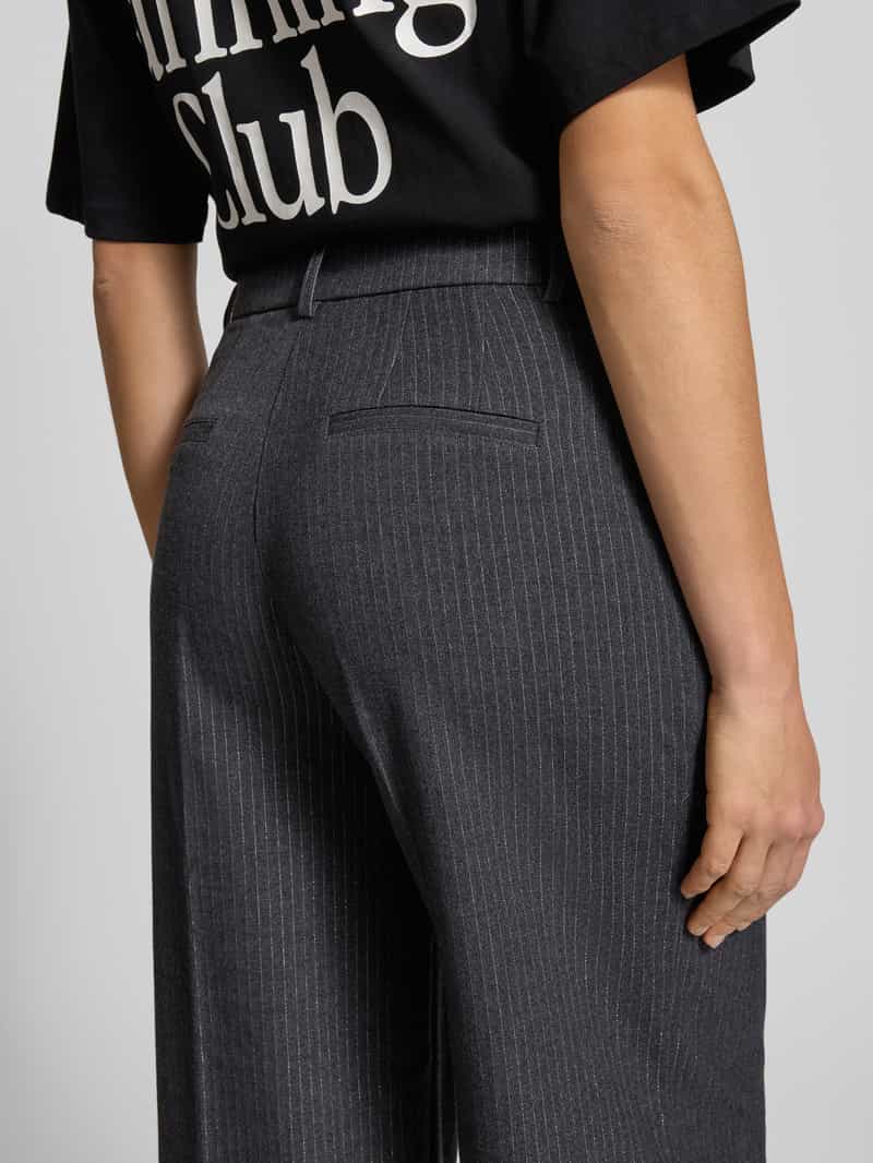 Pepe Jeans Wijde broek met viscose model 'PRISCILA'