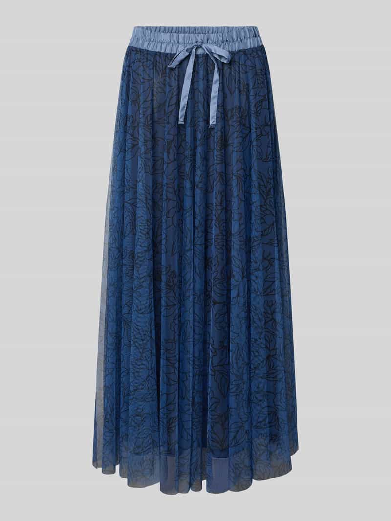 MORE & MORE Maxirok met all-over bloemenprint