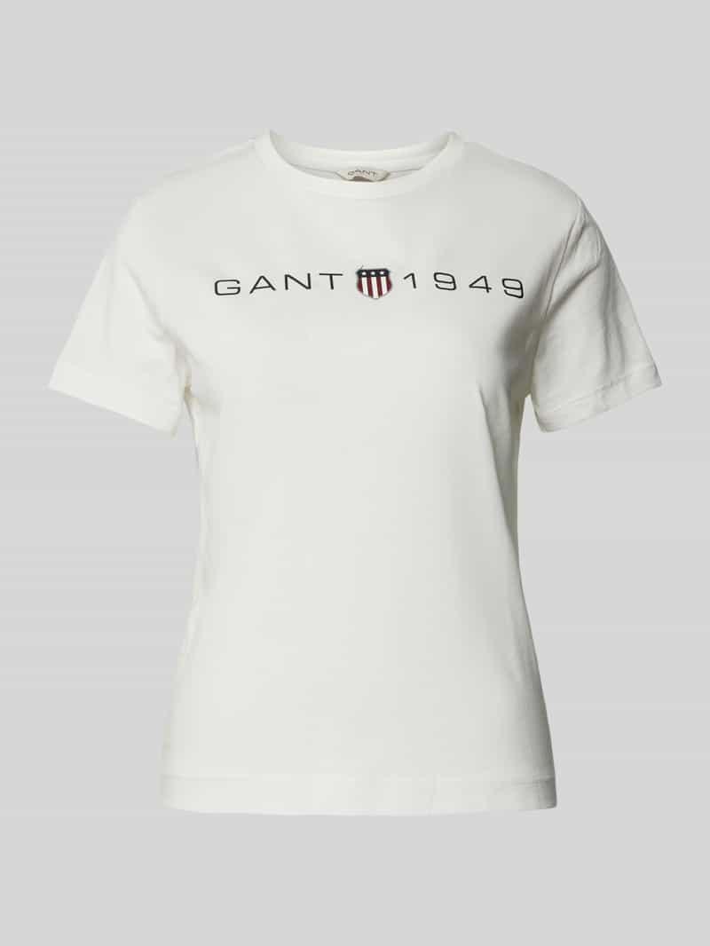 Gant T-shirt met labelprint