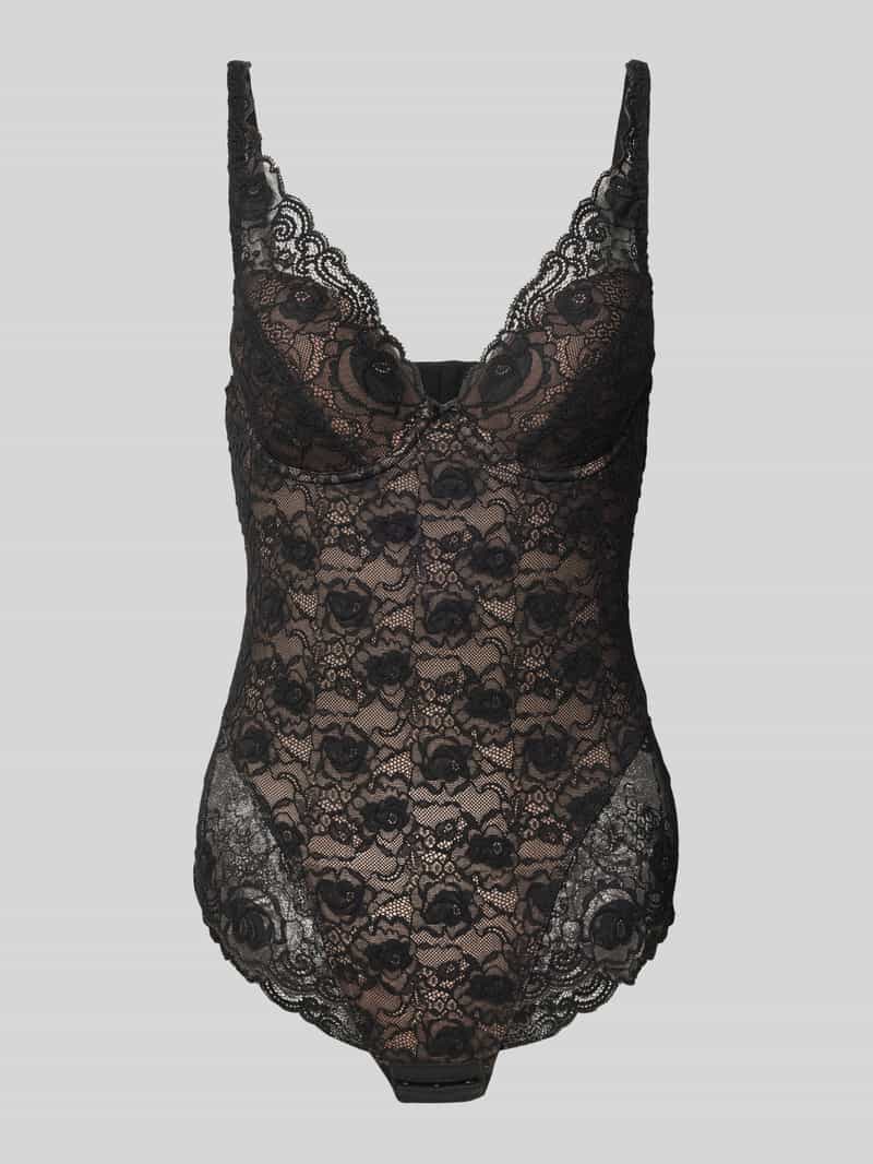 MARIE JO Body van kant met haakjessluiting model 'Cyrile'