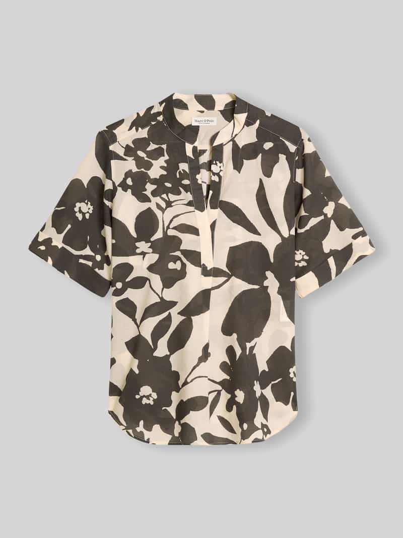 relaxed fit blouse van puur katoen