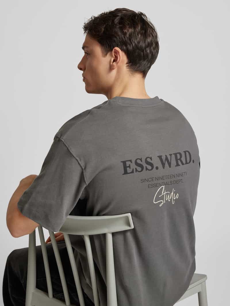 jack & jones Relaxed fit T-shirt met ronde hals model 'EURBAN'