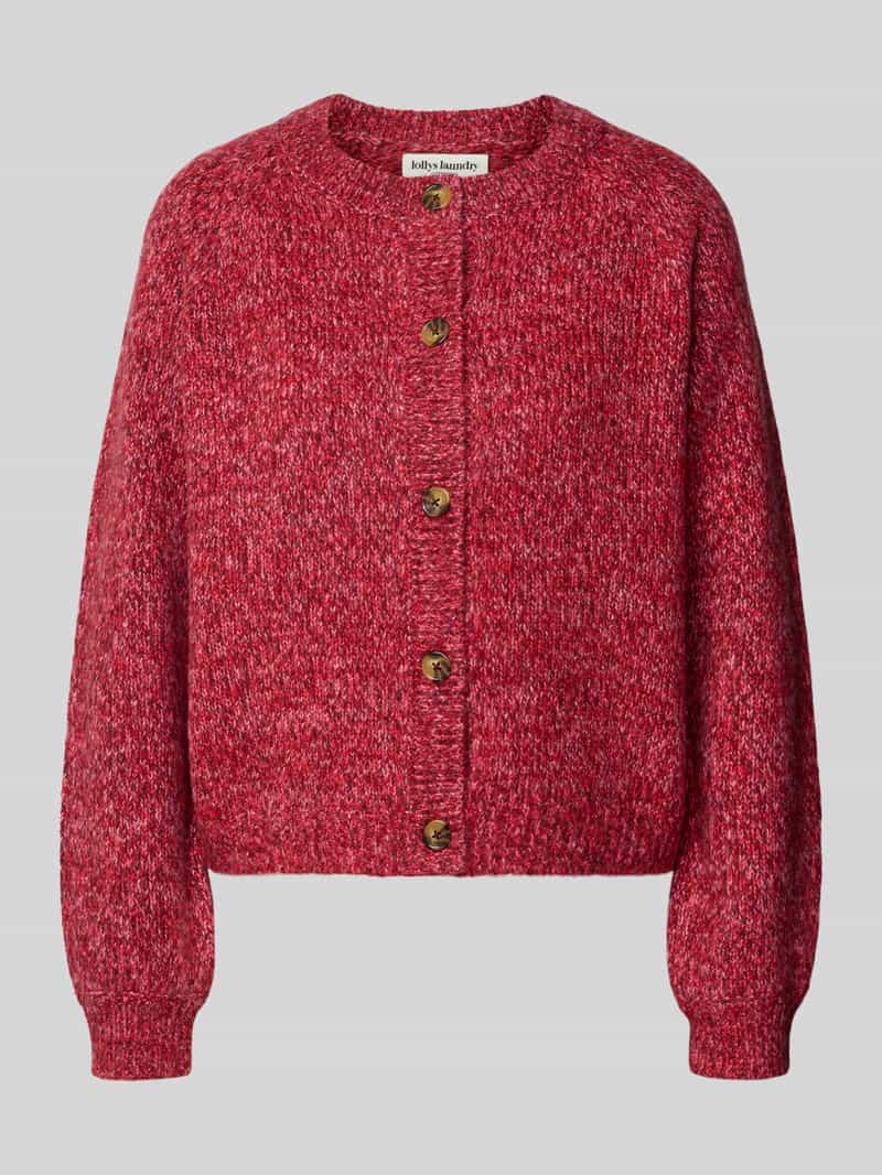 LOLLYS LAUNDRY relaxed fit gebreid jack van wolmix model 'Nova'