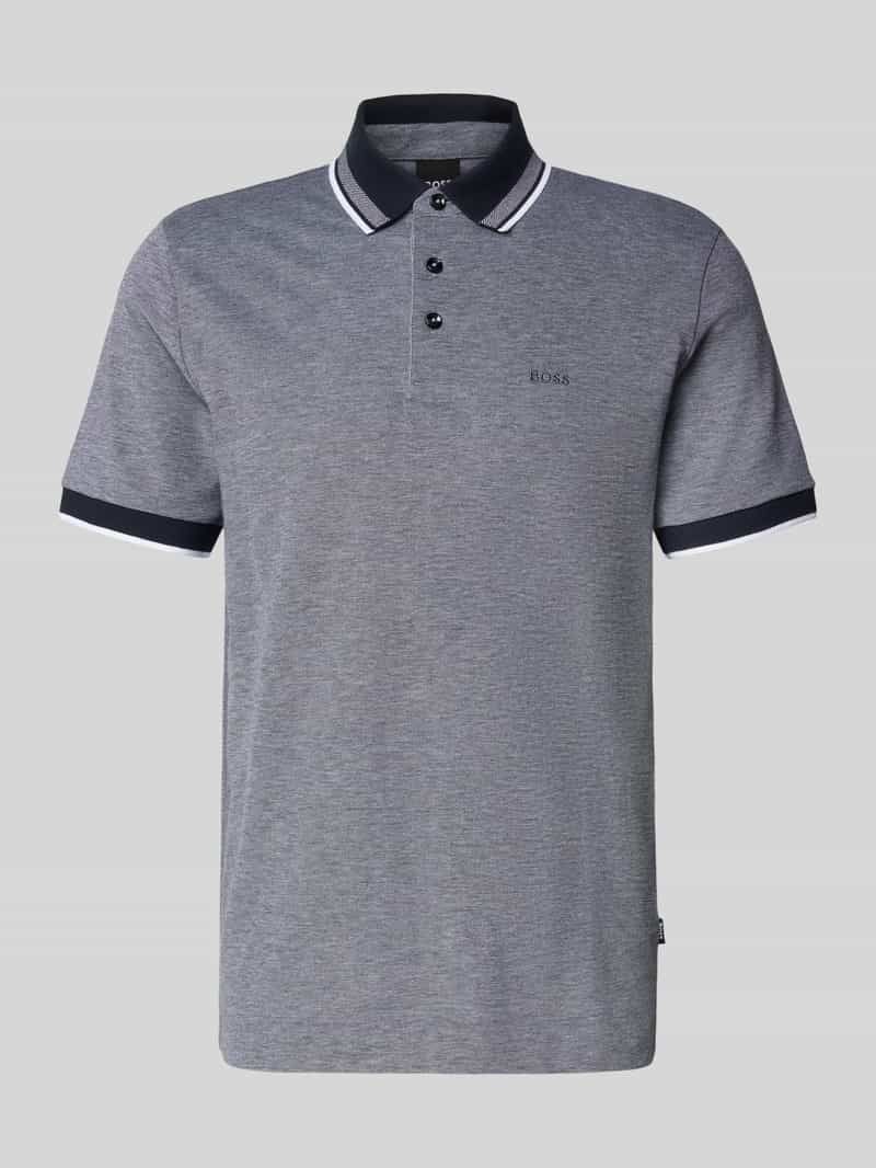 Boss Regular fit poloshirt van puur katoen