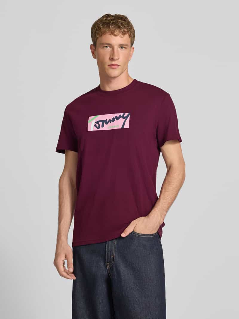 Tommy Jeans Regular fit t-shirt van puur katoen