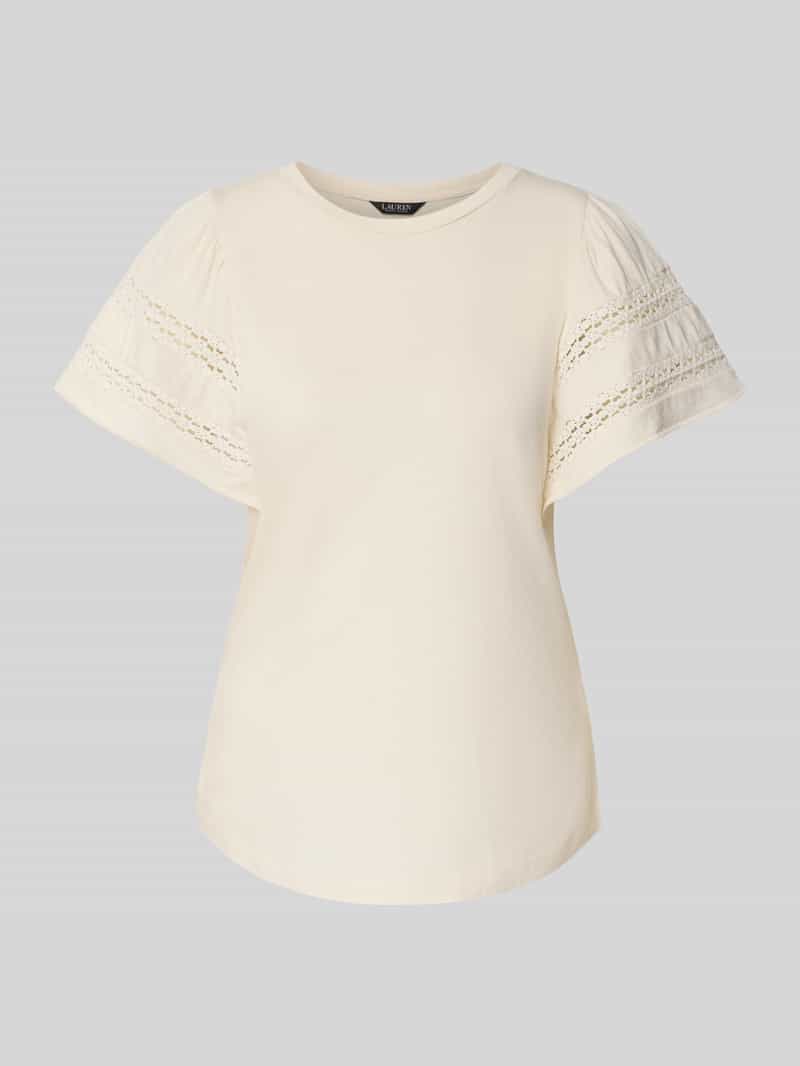 Lauren Ralph Lauren Blouseshirt met ronde hals model 'CHAUSA'