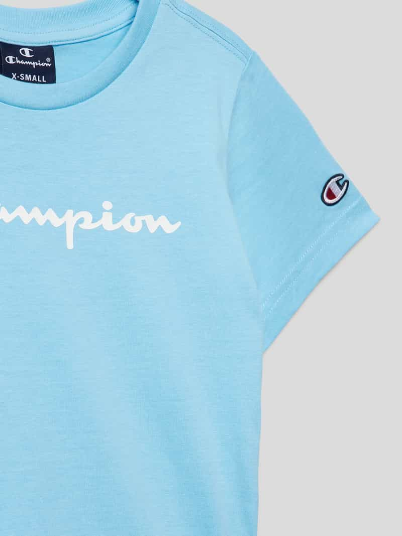 Champion T-shirt met labelprint